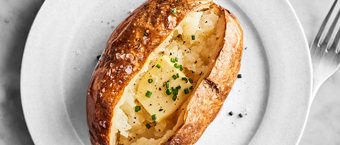 Buttered Baked Potato 