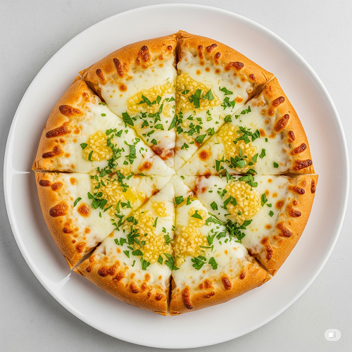 Garlic Bread With Cheese Pizza 