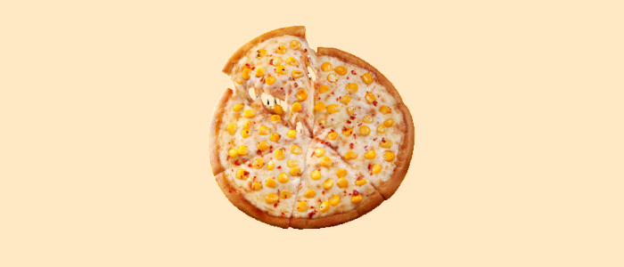 Sweetcorn Pizza  10" 